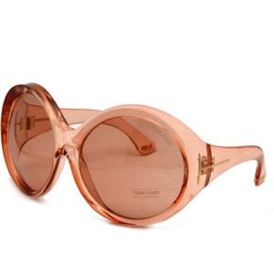 Tom Ford Ali Oversized Round Sunglasses